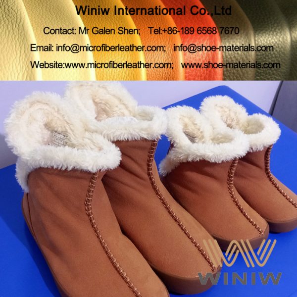 Microfiber Suede Leather for Snow Boots