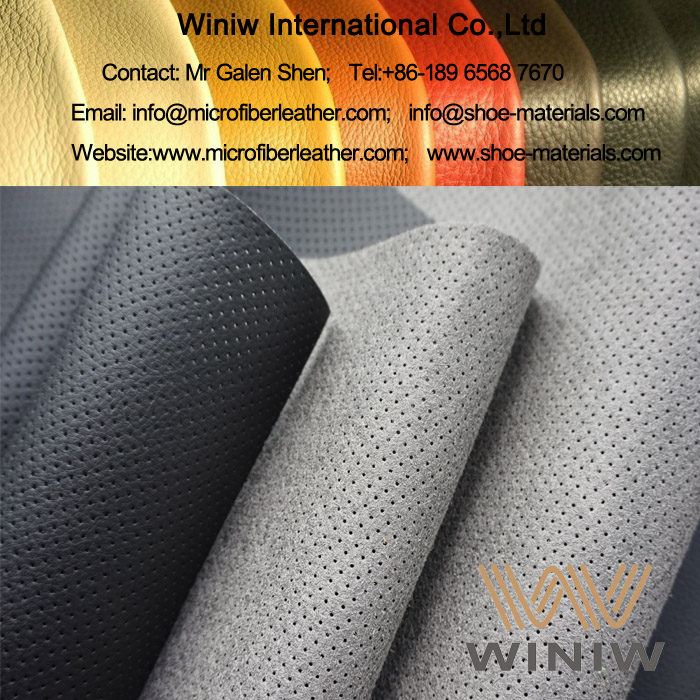 Perforated Microfiber Leather 