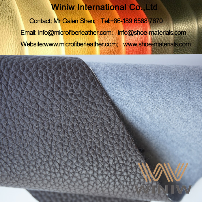 Synthetic Cowhide Microfiber Leather for Furniture Upholstery