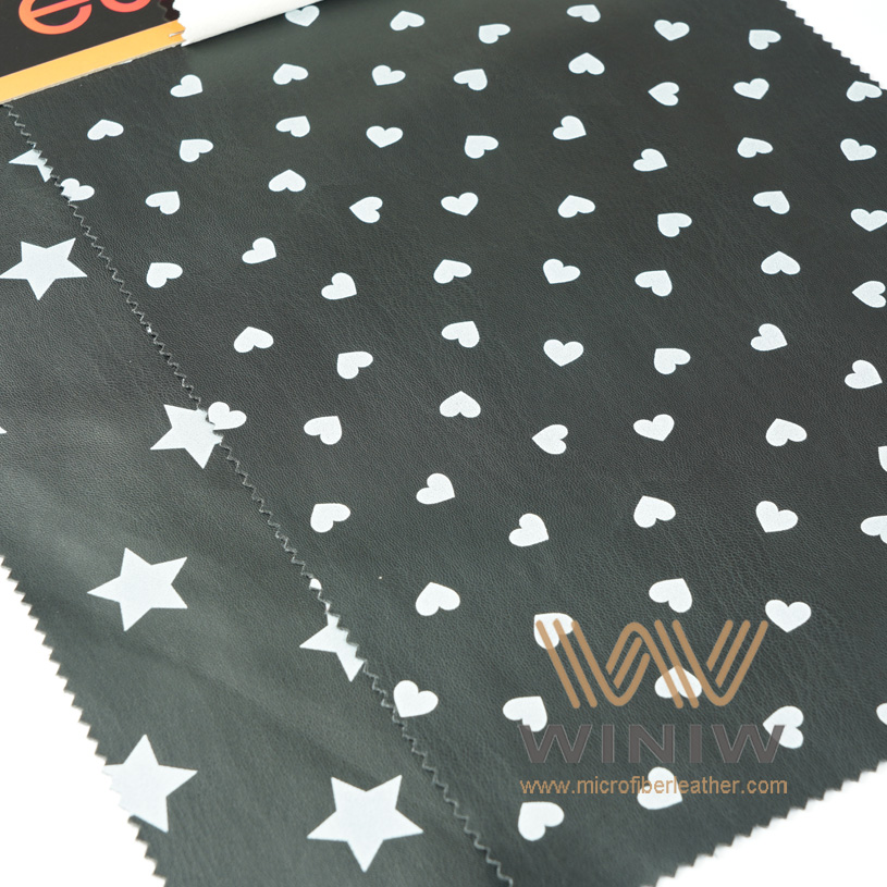 Printed Waterborne PU Artificial Leather for Garments