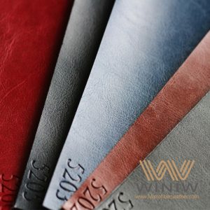 PU Base Synthetic Leather Material with Thermo Discolor