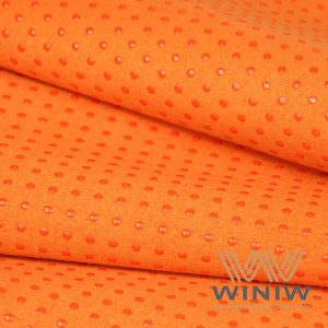Non-Slip Dotted Microfiber Synthetic Suede Palm Material
